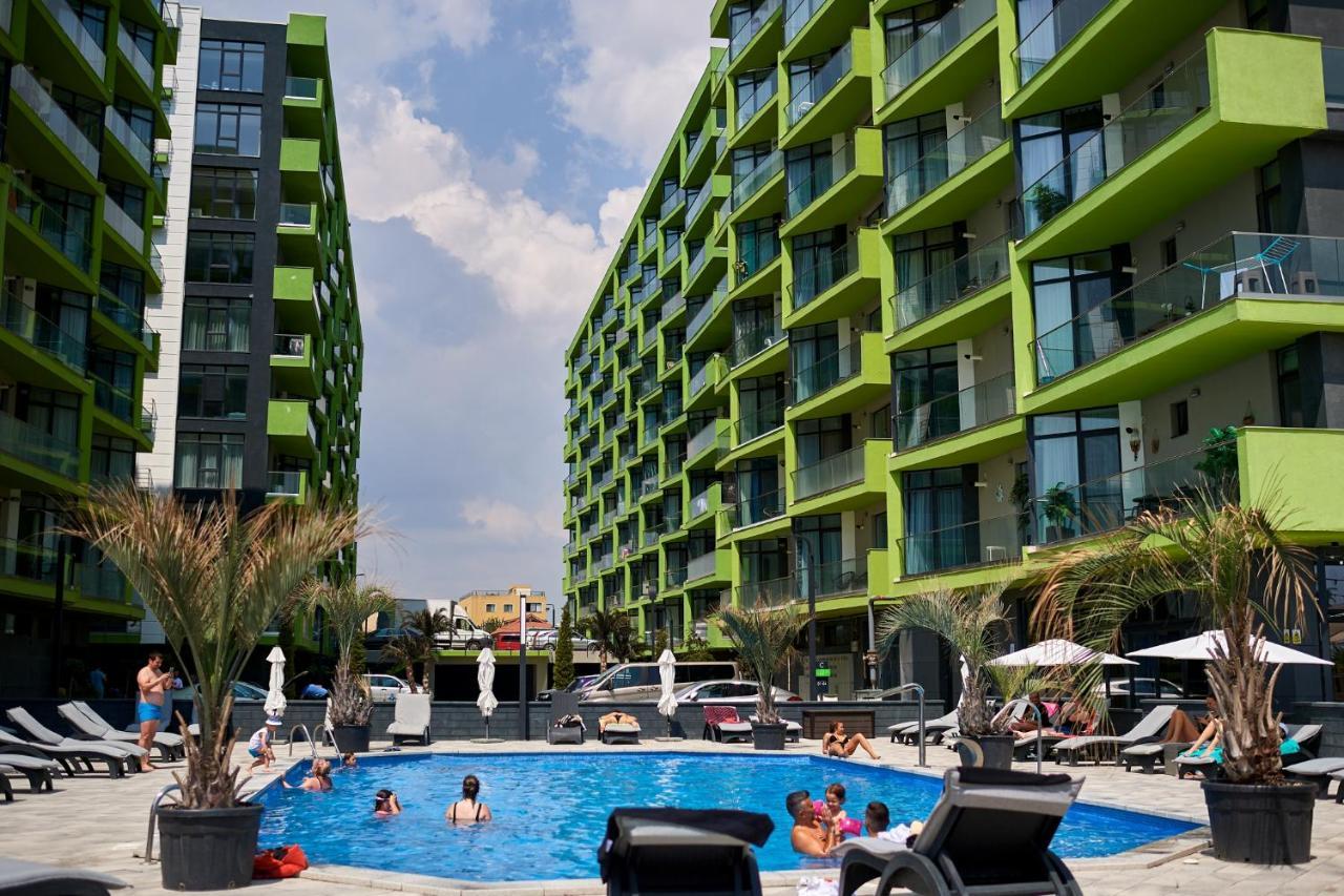Sunfest Aparthotel Pool & Spa Mamaia Nord Năvodari المظهر الخارجي الصورة