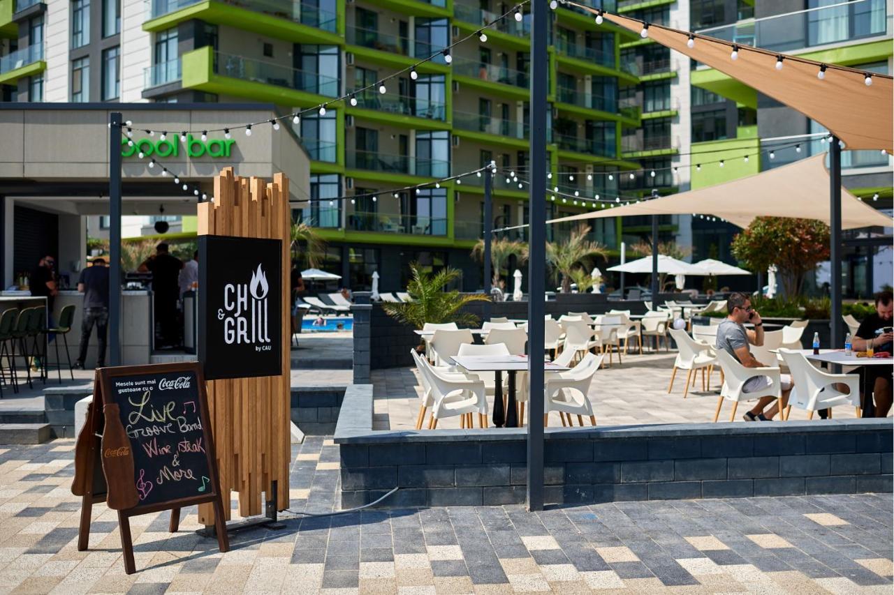 Sunfest Aparthotel Pool & Spa Mamaia Nord Năvodari المظهر الخارجي الصورة